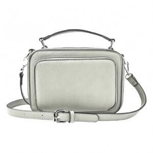 NEW K CARROLL women's kelsey crossbody satchel bag in slate